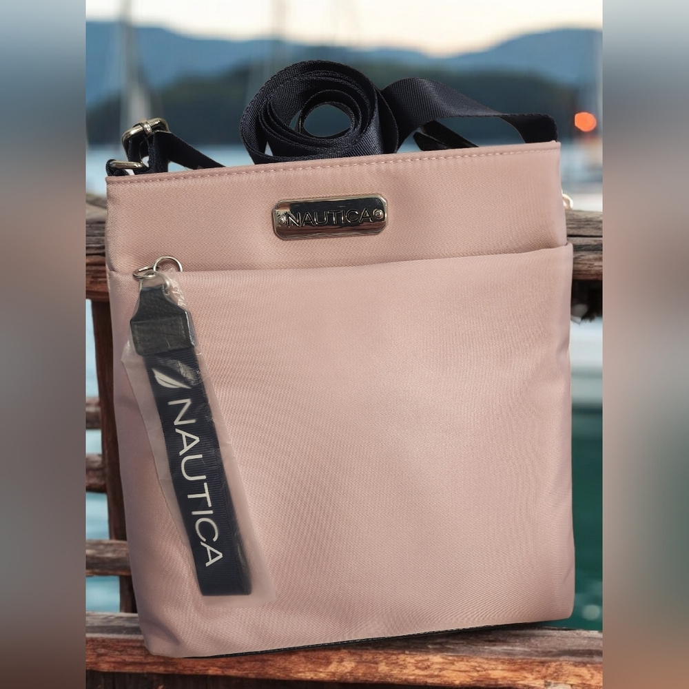 NWT Nautica Women's Mauve Pink Crossbody Bag